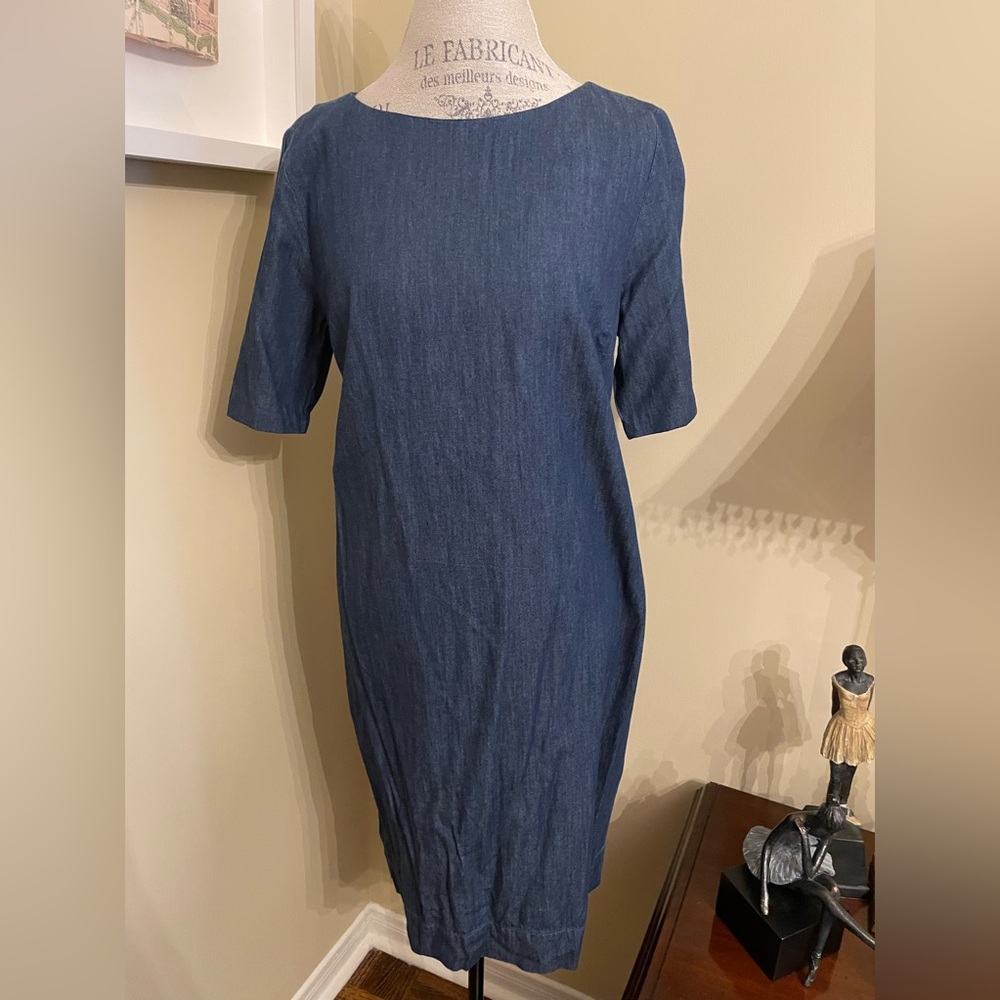 Blue jean dress.